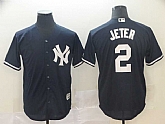 Yankees 2 Derek Jeter Navy Cool Base Jersey,baseball caps,new era cap wholesale,wholesale hats
